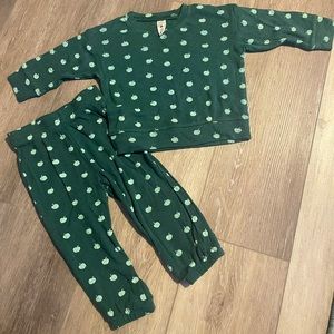 Kate Quinn Pointelle Tiny Apple Jogger Set 18-24 months